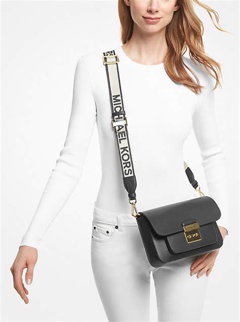 michael michael kors sloan leather shoulder bag|kors sloan editor.